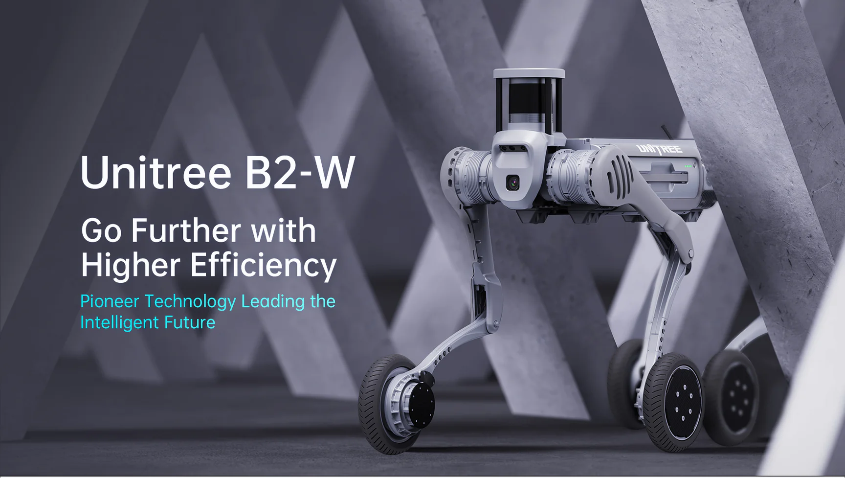 Robot Dog B2 With Wheeled Feet